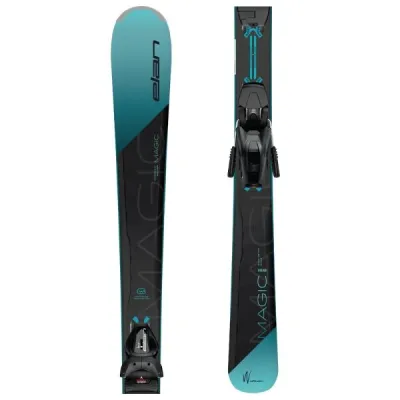 Elan MAGIC LS + EL 9.0 GW Sjezdové lyže, černá, velikost 158