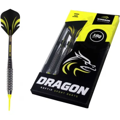 Windson DRAGON SET 18 G Šipky, černá, velikost UNI