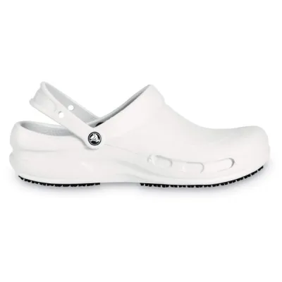 Crocs BISTRO Unisex nazouváky, bílá, velikost 48/49