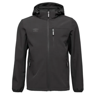 Umbro ROBON PÁNSKÁ SOFTSHELLOVÁ BUNDA, černá, velikost M