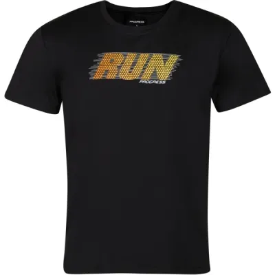 PROGRESS DEPORTE RUN Pánské sportovní triko, černá, velikost XXL