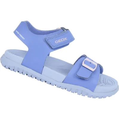 Geox J SANDAL FUSBETTO GIRL Dívčí sandály, světle modrá, velikost 25