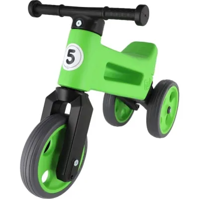 FUNNY WHEELS RIDER SPORT 2v1 Odrážedlo, zelená, velikost UNI