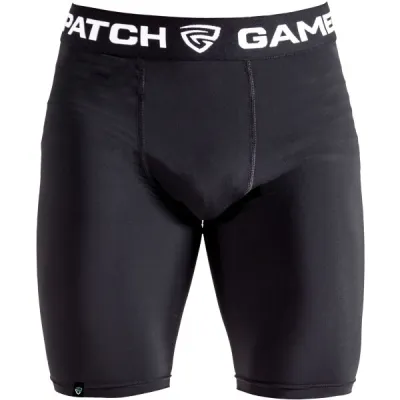 GAMEPATCH COMPRESSION SHORTS Kompresní unisex šortky, černá, velikost S
