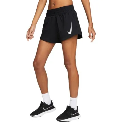 Nike SWOOSH Dámské šortky, černá, velikost XL