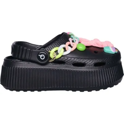 AQUOS MYRTLE Dívčí clogs, černá, velikost 35