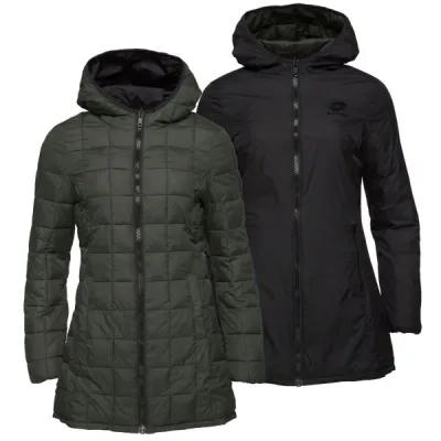 Lotto LUNGO ST MORITZ III JACKET Dámská oboustranná bunda, černá, velikost XS