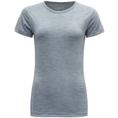 Devold BREEZE MERINO 150 TEE W Dámské triko, šedá, velikost XL