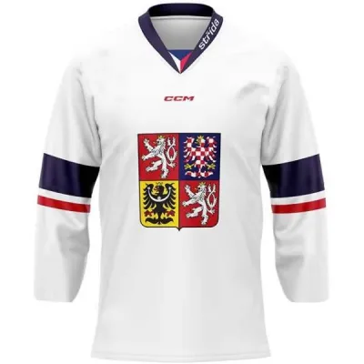 Střída FAN ČR EHT Hokejový dres, bílá, velikost M