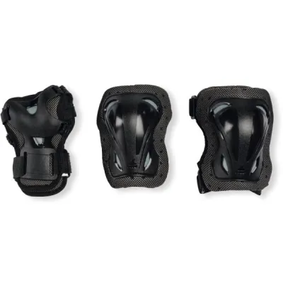 Rollerblade SKATE GEAR JUNIOR 3 PACK Sada inline dětských chráničů, černá, velikost 2XS