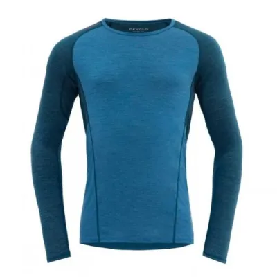 Devold RUNNING MERINO 130 SHIRT MAN Pánské triko, modrá, velikost XXL