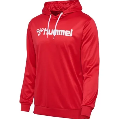 Hummel LOGO HOODIE Pánská mikina, červená, velikost M