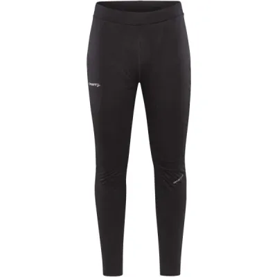 Craft ADV ESSENCE WARM WIND TIGHTS Pánské zateplené elastické kalhoty, černá, velikost L