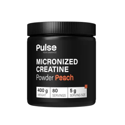 PULSE PERFORMANCE MICRONIZED CREATINE POWDER 400G PEACH Kreatinový prášek, , velikost UNI
