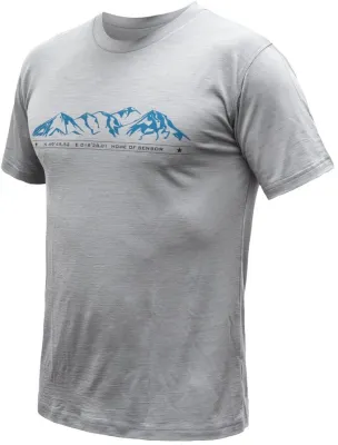 SENSOR MERINO ACTIVE MOUNTAINS pánské triko kr.rukáv šedá Velikost: S