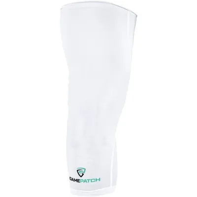 GAMEPATCH COMPRESSION LEG SLEEVE Kompresní unisex návlek, bílá, velikost XS