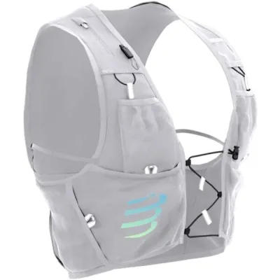 Compressport ULTRUN EVO 10 PACK Běžecká vesta, šedá, velikost S