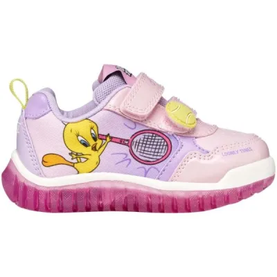 Geox B LIGHTYLOO GIRL Dívčí volnočasová obuv, fialová, velikost 20