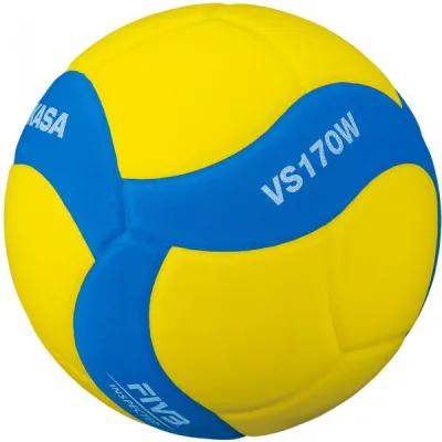 Mikasa VS170W Dětský volejbalový míč, žlutá, velikost 5