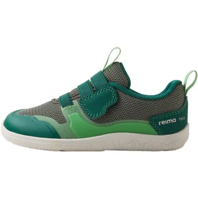 REIMA TEPASTELU Dětská barefoot obuv, zelená, velikost 22
