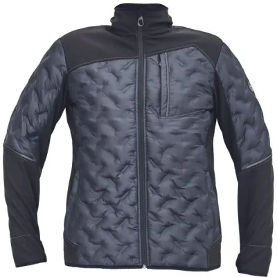 CERVA NEURUM SOFTSHELL Pánská softshellová bunda, tmavě šedá, velikost S