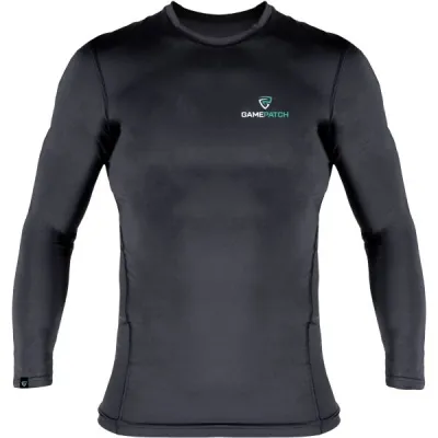 GAMEPATCH COMPRESSION SHIRT Kompresní unisex triko, černá, velikost S