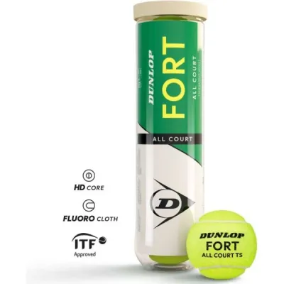 Dunlop FORT ALL COURT TS Tenisové míče, žlutá, velikost UNI