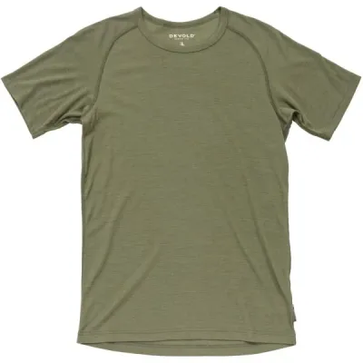 Devold LAUPAREN MERINO 190 Pánské merino tričko, khaki, velikost XL