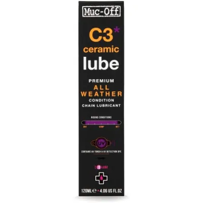 MUC-OFF C3 ALL WEATHER LUBE Mazivo na řetěz, transparentní, velikost 50 ML