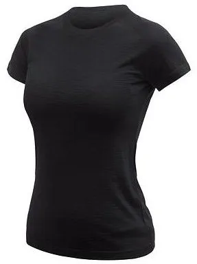 SENSOR MERINO ACTIVE NO LOGO dámské triko kr.rukáv černá Velikost: S