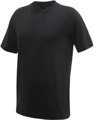 SENSOR MERINO ACTIVE NO LOGO pánské triko kr.rukáv raglan černá Velikost: M