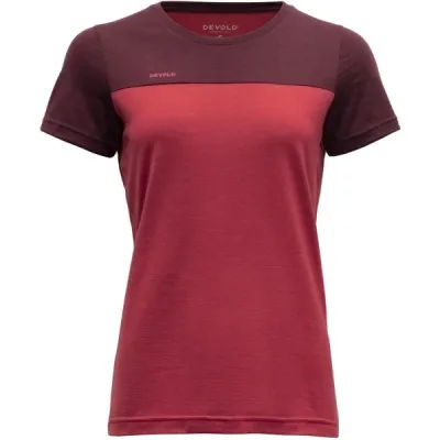 Devold NORANG MERINO 150 TEE Dámské triko, červená, velikost S