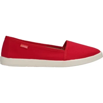 Oldcom ESPADRILKY CANVAS Dámské espadrilky, červená, velikost 36