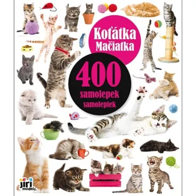 JIRI MODELS 400 KOŤÁTKA Samolepková knížka, mix, velikost UNI