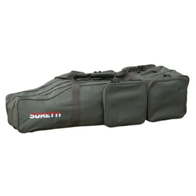 Suretti ROD CASE 85 CM Dvoukomorový obal na pruty, tmavě zelená, velikost UNI