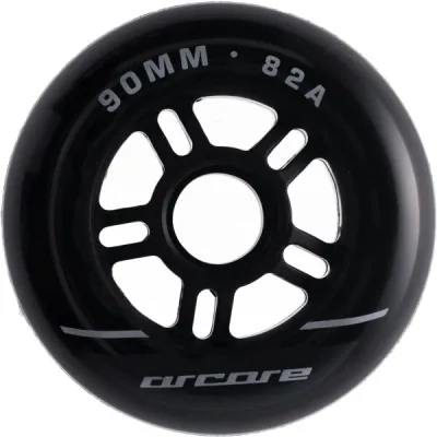 Arcore INLINE WHEELS 4PACK 90-82A Inline kolečka, černá, velikost UNI
