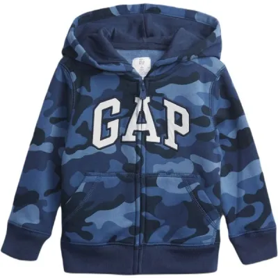GAP V-PRNT Dětská mikina, modrá, velikost 2Y