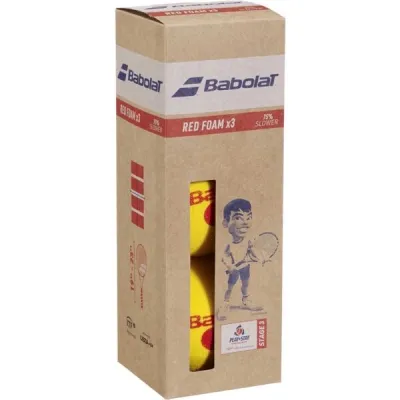 Babolat RED FOAM X3 Tenisové míče, žlutá, velikost UNI