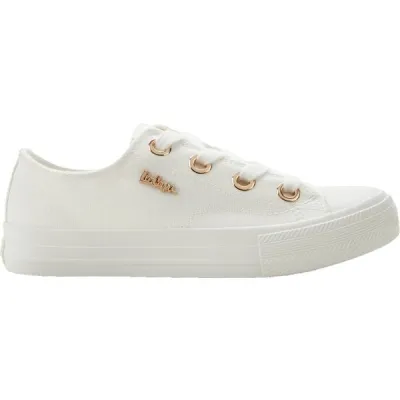 Lee Cooper LC FLEX CANVAS Dámské tenisky, bílá, velikost 36
