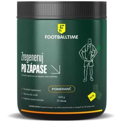 FOOTBALLTIME ZREGENERUJ PO ZÁPASE POMERANČ Regenerační nápoj, , velikost 620 G
