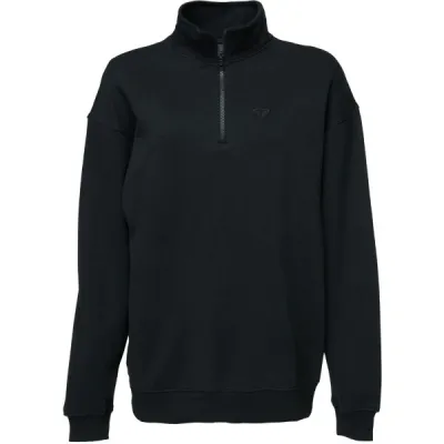 Roxy ESSENTIAL ENERGY HALF ZIP Dámská mikina, černá, velikost S