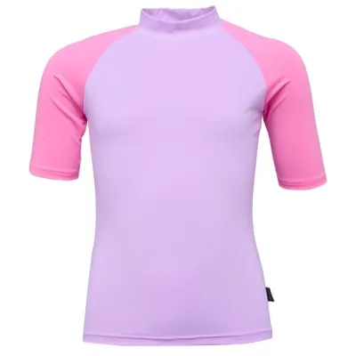 UNUO T-SHIRT Dětské triko s UV ochranou, fialová, velikost 110/116