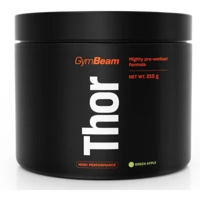 GymBeam THOR 210 G ZELENÉ JABLKO Předtréninkový stimulant, , velikost 210 G