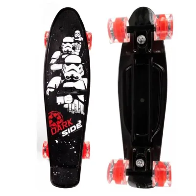 Disney STAR WARS Skateboard, černá, velikost UNI