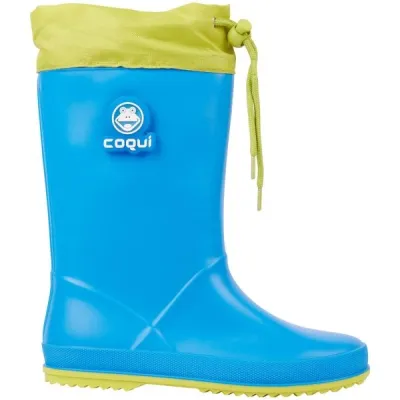 Coqui RAINY COLLAR Dětské holínky, modrá, velikost 24