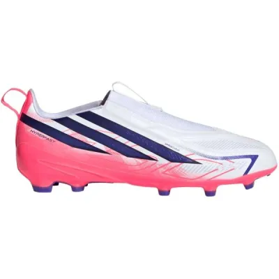 adidas F50 HYPERFAST LEAGUE LL FG JR Dětské kopačky, bílá, velikost 32