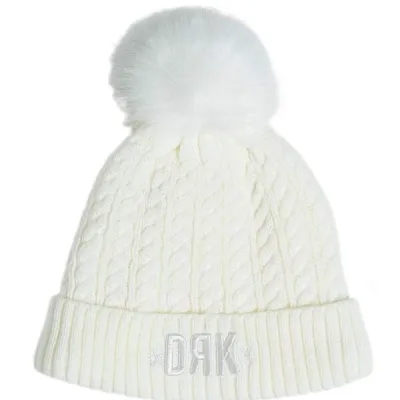 DRK MARGATE BEANIE Dámská čepice, bílá, velikost UNI