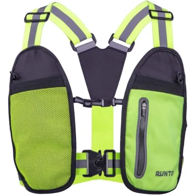 Runto VEST POCKET Unisex běžecká vesta, reflexní neon, velikost UNI