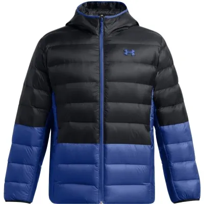 Under Armour LEGEND DOWN HOODED Pánská bunda, černá, velikost M