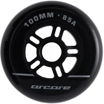 Arcore INLINE WHEELS 4PACK 100-85A Inline kolečka, černá, velikost UNI
